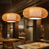 Bamboo Artwork Chandelier Lantern Tea Room Restaurant Restaurant Hot Pot Restaurant Japanese Style Retro Zen