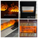 Modern Tv Stand Furniture for Living Room Decorative Led Flame Water Steam Fireplace Embedded Wood Electric Fireplace