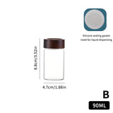 Mini Wood Lid Coffee Beans Storage Container Tube Kitchen Sealed Can Tea Spice Jars Single Dose Espresso Accessory Coffeware