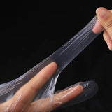 Disposable PE Gloves 200 Pcs Plastic Polyethylene Gloves for Food Handling Cleaning Protection
