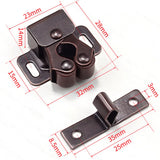 Door Close Latch Stainless Steel For Motorhomes Caravans Boats Double Roller Catch Cupboard Cabinet Door Close Latch