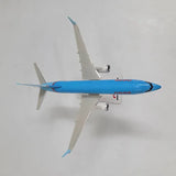 1:200 Scale B737 MAX8 neos Airlines ABS Plastic Airplane Aircraft Plane Model Toy Assembly Resin for Collection