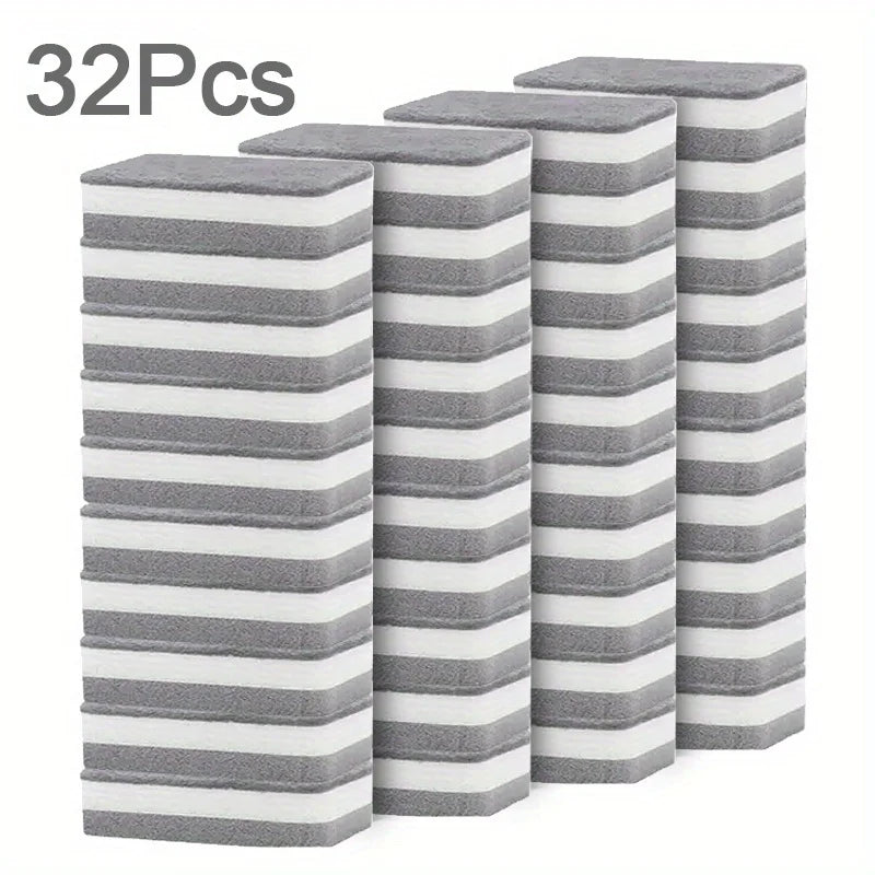 8/16/32 Double-Sided Cleaning Sponge Set - Very suitable for household cleaning、Dishwashing etc！Suitable for commercial cleaning