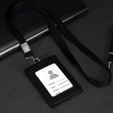Neck Strap Stationery Business Office School Supplies Card Holder with Lanyard ID Desk Organizer Badge Holder Bus Cards Cover
