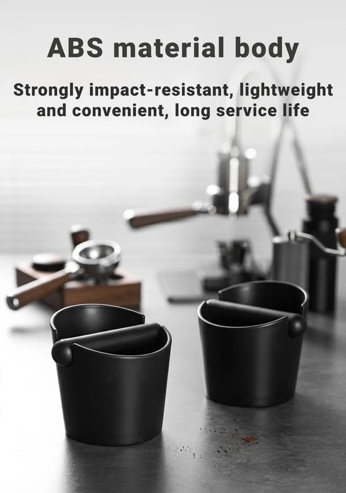 Coffee Knock Box Espresso Grounds ContainerDump Bin Bucket Anti Slip Powder BeveledResidue Barista Accessories Maker Tools