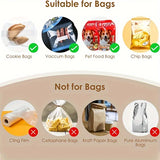 Mini Heat Bag Packaging Sealer Portable Plastic Bag Clip Sealing Machine Food Storage Seal Snack Sealing Kitchen Gadgets