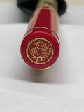 Lemon M2S China Four Great Beasts Acrylic Piston Fountain Pen Blade Long Knife Nib Hand-Polished Writing Luxury Stationery Gift