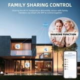 Tuya Zigbee 3.0 WiFi Temperature Humidity Sensor Smart Thermometer Hygrometer APP Remote Control Work with Yandex Alexa