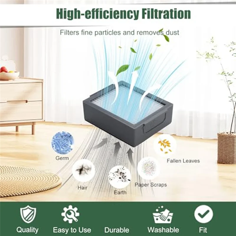 ABJN-For Irobot Roomba I7+ I3 I4+ I6 I6+ I8 I8+ Rubber Brushes Vacuum Cleaner Accessories