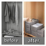 Closets Clothes Organizer Pants Jeans Storage Box Cabinet Drawer Organizer Underwear Socks T-Shirt Wardrobe Storage Organizers