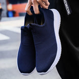 XIHAHA Large Size Men's Shoes Couple Comfortable Woman Shoes Breathable Shoe Male Sports Walking Man Sneaker Flat Ladies Shoes