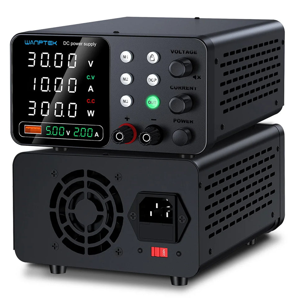 Wanptek Adjustable DC power supply 30V 5A 10A 60V 5A 120V 3A 160V 2A Lab Bench Power Source Stabilized Voltage power supply
