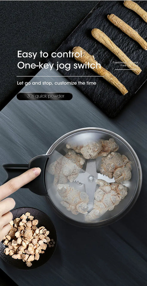 400W Kitchen Cereal Nuts Beans Spices Grains Grinder Machine Electric Coffee Grinder  Multifunctional Home Coffee Grinder 220V