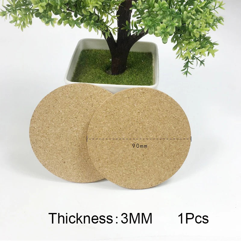 Table Cork Coasters Coasters for Coffee Bottom for Drinking Cup Aesthetic Coasters for Drinks Cup Coaster