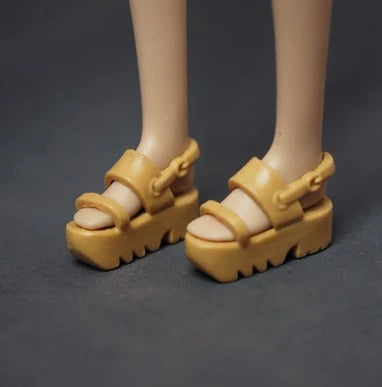 Doll toy accessories shoes high heels black shoes for your BB dolls BBIA31