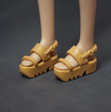 Doll toy accessories shoes high heels black shoes for your BB dolls BBIA31