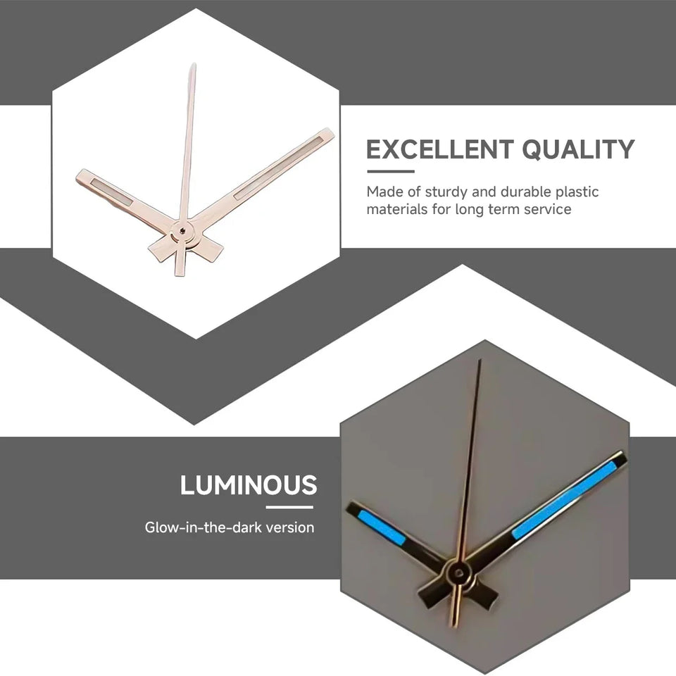NH35 Hands Rose Gold Silver Gold Watch Hands Green Luminous For NH35/NH36/4R/7S Movement Watches Pointers