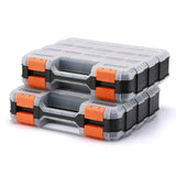 Hardware Organizer Box 34 Compartments Organizer W/ Removable Dividers Double Side Screw Organizer For Nuts, Bolts Screws Nails