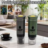 Portable Espresso Coffee Machine 3-in-1 Capsule Coffee Maker for Car & Home Coffee Maker  Hot/Cold Portable Coffee Maker
