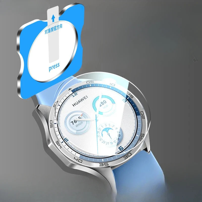 Easy Install Tool Screen Protector For Huawei Watch GT 6 41mm/GT6 Pro 46mm Tempered Glass Film For Huawei GT5 GT5 Pro 42mm 46mm