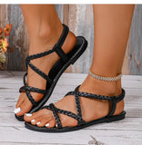 Women's Sandals Sexy Summer Shoes For Woman Summer Sandals 2025 New Flat Sandals Chaussures Femme Beach Shoes Female Footwear