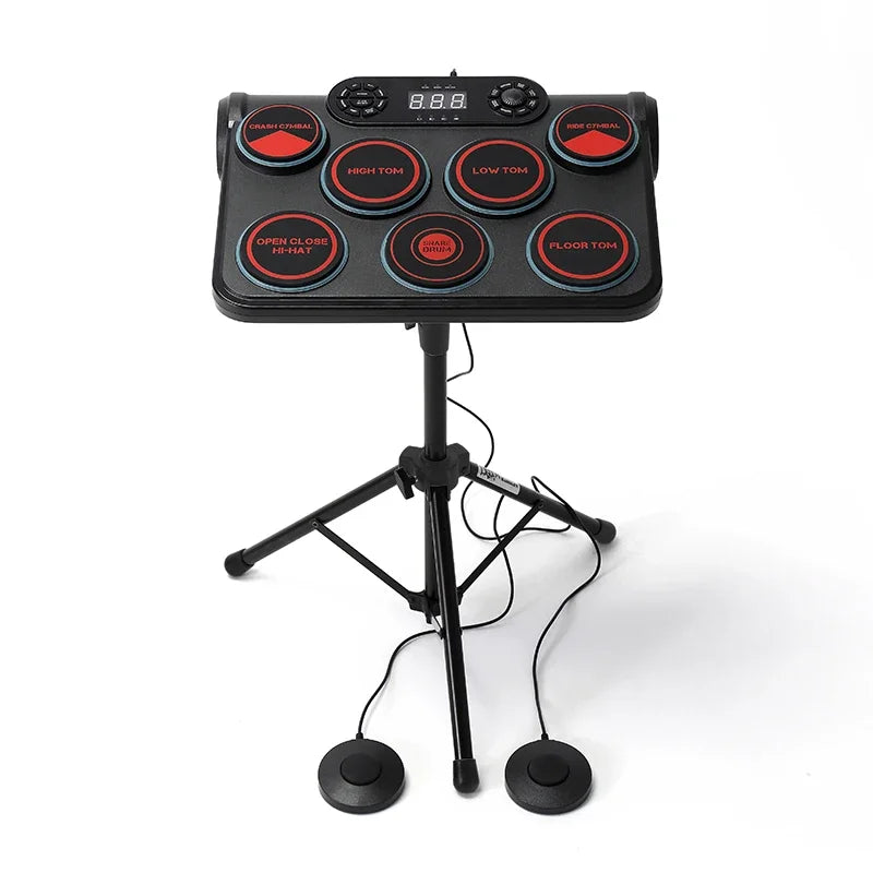 Electronic Drum  Kit Professional  Set Portable Beater Pad Adult And Children Beginner Home Electronic Drum Gift