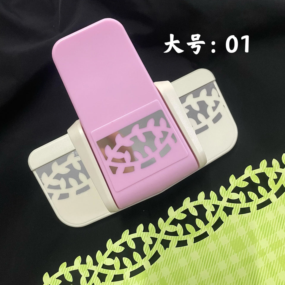 Effort-saving Embossing Device Hollow Lace Edge Pressing Device Punching Device Diy Kindergarten Handmade Greeting Card
