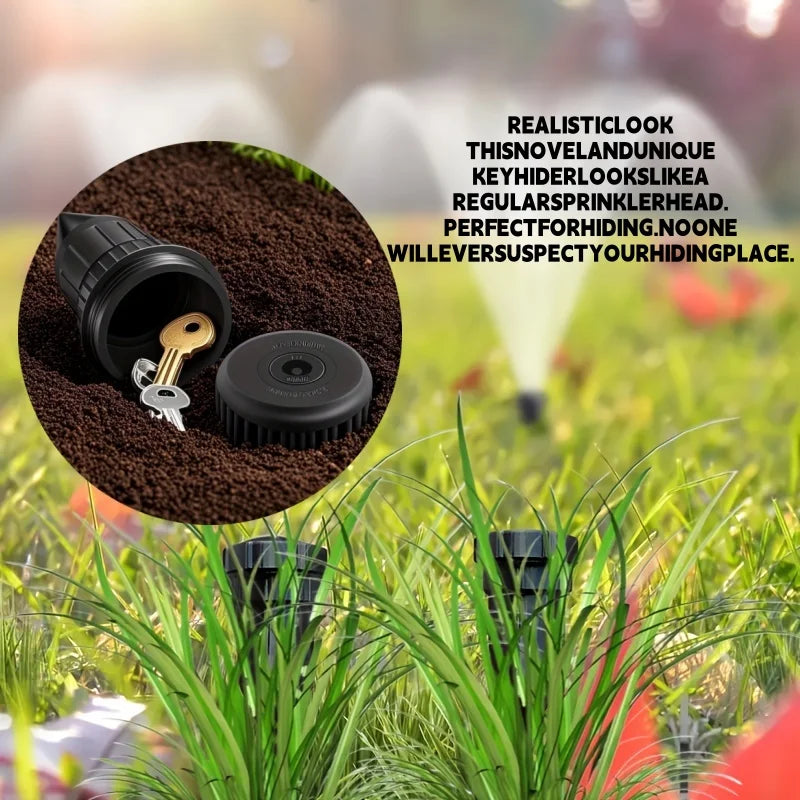 1pc Sprinkler Key Hiding Device - Realistic key hiding device, key anti-theft storage device
