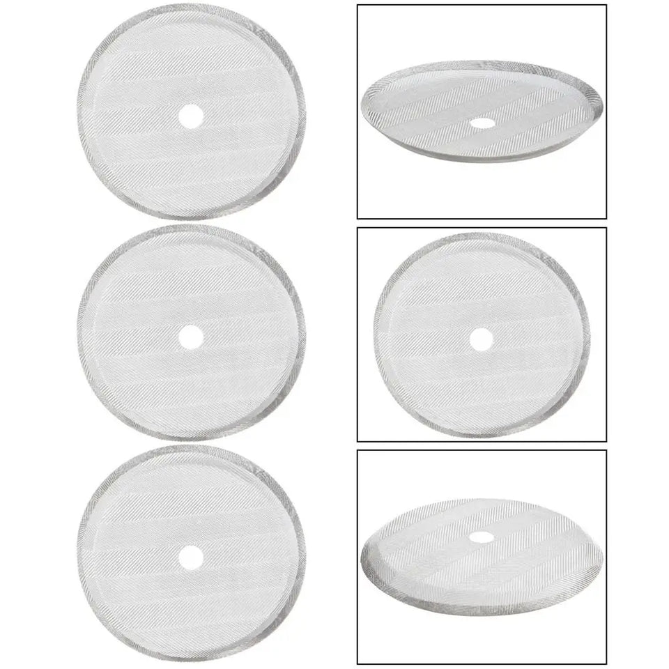 3Pcs Reusable Coffee Press Filters French Press Replacement Filters Mesh 350/800/1000ml Coffeeware Accessories