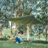 Camping Ground Sheet Picnic Mat Tent Footprint Tarp Awning Shade Beach Pad Outdoor Travel Tent Tarp Sun Canopy with Tent Pegs