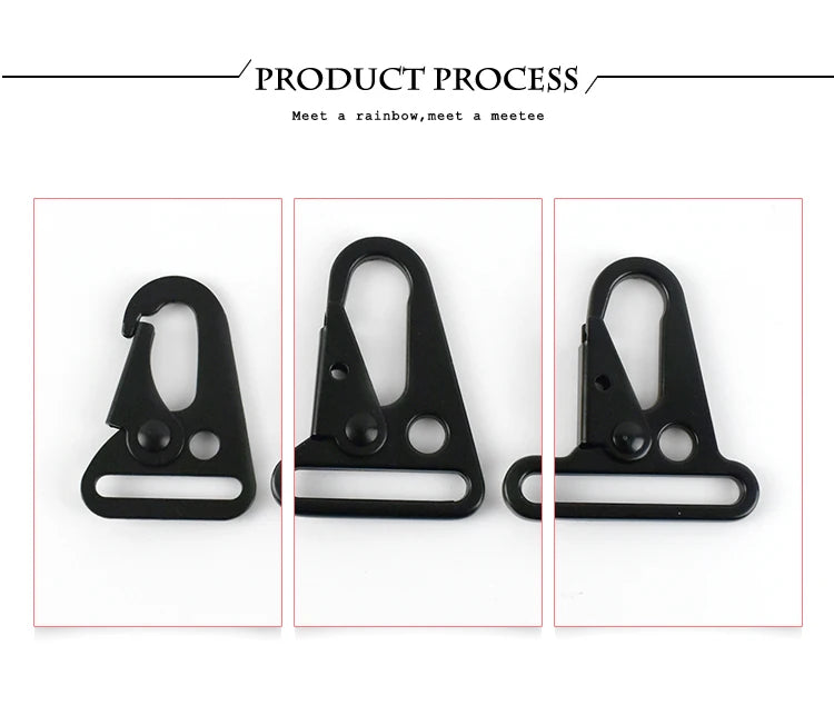 5/10Pcs 20/25/32/38mm Metal Buckle Bag Strap Lobster Clasp Backpack Webbing Dog Collar Trigger Snap Hook DIY Hardware Accessory