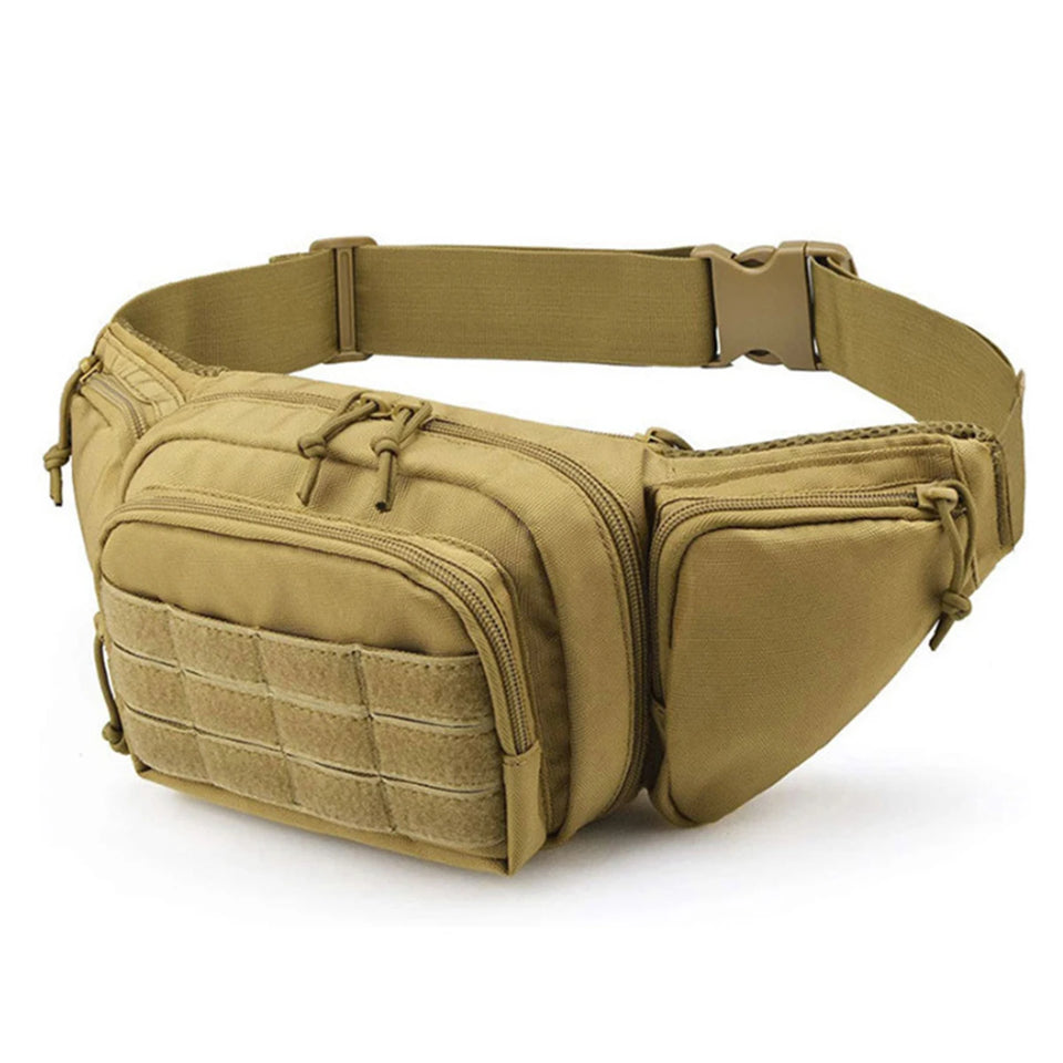 Men Waist Fanny Pack Belt Bag Outdoor Sports Camping Military Travel Hiking Climb Mountaineering Male Tool Sling Hip Bum Bags