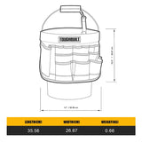 TOUGHBUILT TB-85 Bucket Organizer Multi-functional Bucket Bag Tool Accessories
