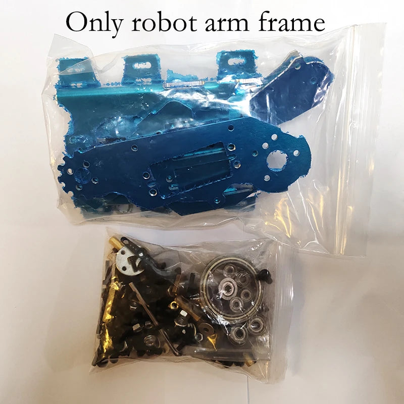 New 6 Dof Robotic Arm Manipulator Industrial Robot Model with MG996R Servos for Arduino Robot Arm DIY Kit Suction Cup STEM Toys