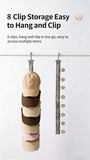 Closet Hat Rack Over the Door Hat Rack Hanging Hat Racks with Clip Buckle Baseball Caps Rack Hat Organizer Cap Rack Closet Door