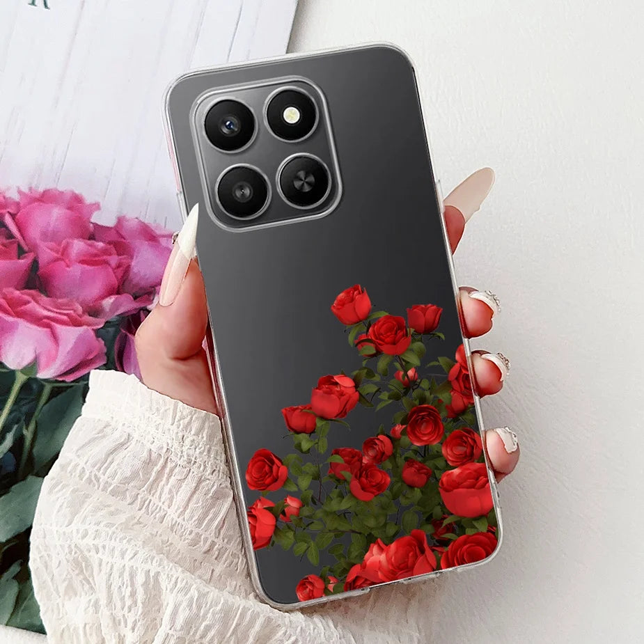 For Honor 400 Smart 5G Case LGN-NX1 Cute Cartoon Painted Cover Soft Slim Phone Case For Honor X7d HonorX7d Honor400 Smart Fundas