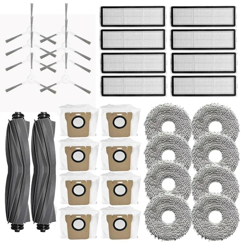 Compatible For Dreame Bot L20 Ultra / X20 Pro / L30 Ultra Replacement Parts Accessories Main Side Brush Hepa Filter Mop Dust Bag