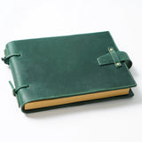 Genuine Leather Sketchbook Retro Painting Notebook Boy"s Girl Student Leather Binding Notebook Classic Handmade Notepad