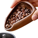 Wooden Coffee Bean Dosing Cup Spray Bottle Anti-Static Coffee Bean Spray Measuring Tray Tea Leaves Barista Set for Coffee Lovers
