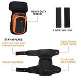 Gel Knee Pads For Work & Gardening – Heavy Duty Professional Knee Pad with EVA Foam&GEL Cushion For Construction, Concrete