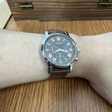 Fashion Roma Dial Men Business Watches Casual Leather Strap Male's Analog Quartz Wristwatch Reloj Hombre（Without Box）