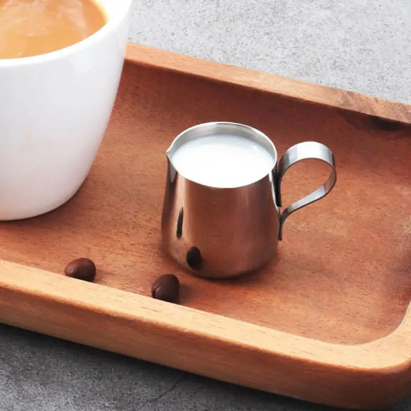12.5/30ml Mini Coffee Milk Frothing Jug Latte Art Milk Frother Pitcher Stainless Steel Measurement Jug Pot Coffee Accessorie