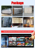 All Purpose Mobile Food Trailer for Sale Flexible Movement Design for BBQ Coffee Ice Cream Vending Complete Package