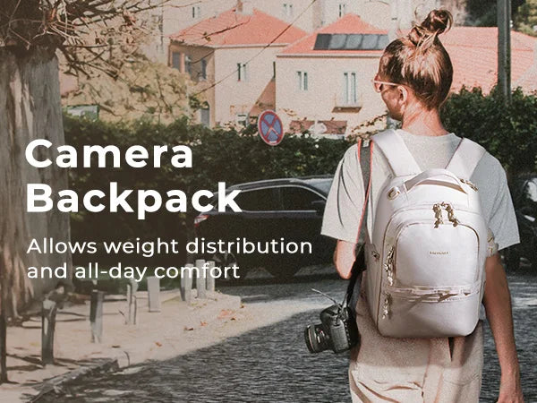 BAGSMART Camera Bag Backpack DSLR SLR Camera Backpacks with Shoulder Strap for Sony Canon Nikon Anti-theft Travel Backpack