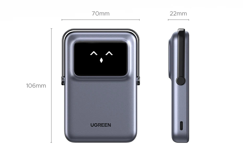 UGREEN 20W 10000mAh Power Bank Magnetic Wireless Fast Charging PowerBank for MagSafe for iPhone 16 Pro Portable External Battery
