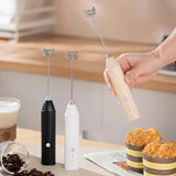 1 electric coffee frother, milk frother, egg beater, handheld 3-speed rechargeable cream maker, 3-speed kitchen mixer