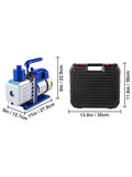 SIHAO 4.8CFM 1/3HP Refrigeration Vacuum Pump Air Conditioning for Automobile Vacuum Evacuation Car Refrigeration Repair Tools