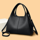 Luxury Casual Tote Women Bag High Quality Leather Ladies Handbag Shoulder Crossbody for Women 2025 Large Vintage Bags Sac A Main