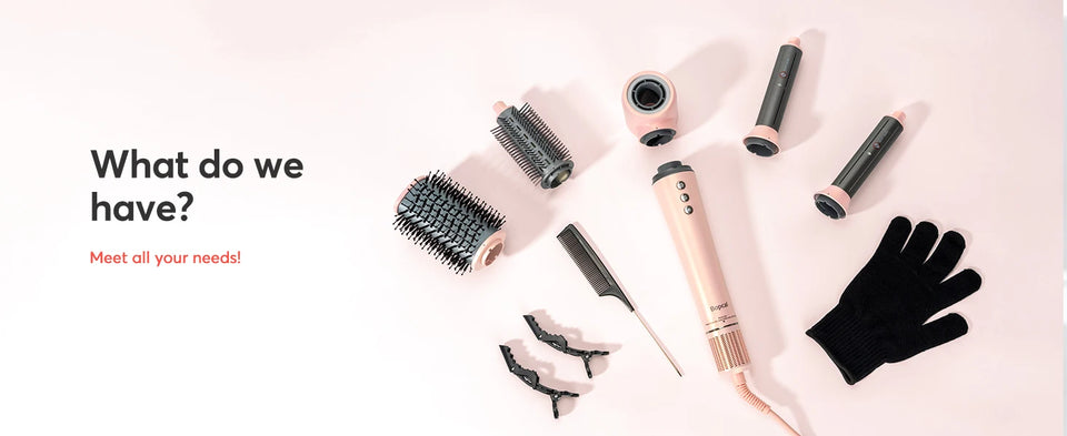5 in 1 Multi Hair Styler Curling Iron Hair Hot Air Brush Curling High speed Hair Dryer Salon Professional Curly Hair Styler
