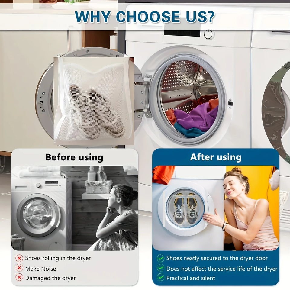 Bag Sneaker Washing Machine Bag Mesh Washing Bag,Portable Laundry Dryering Net Bags for Shoes,Dryer Door Shoe Net Bags
